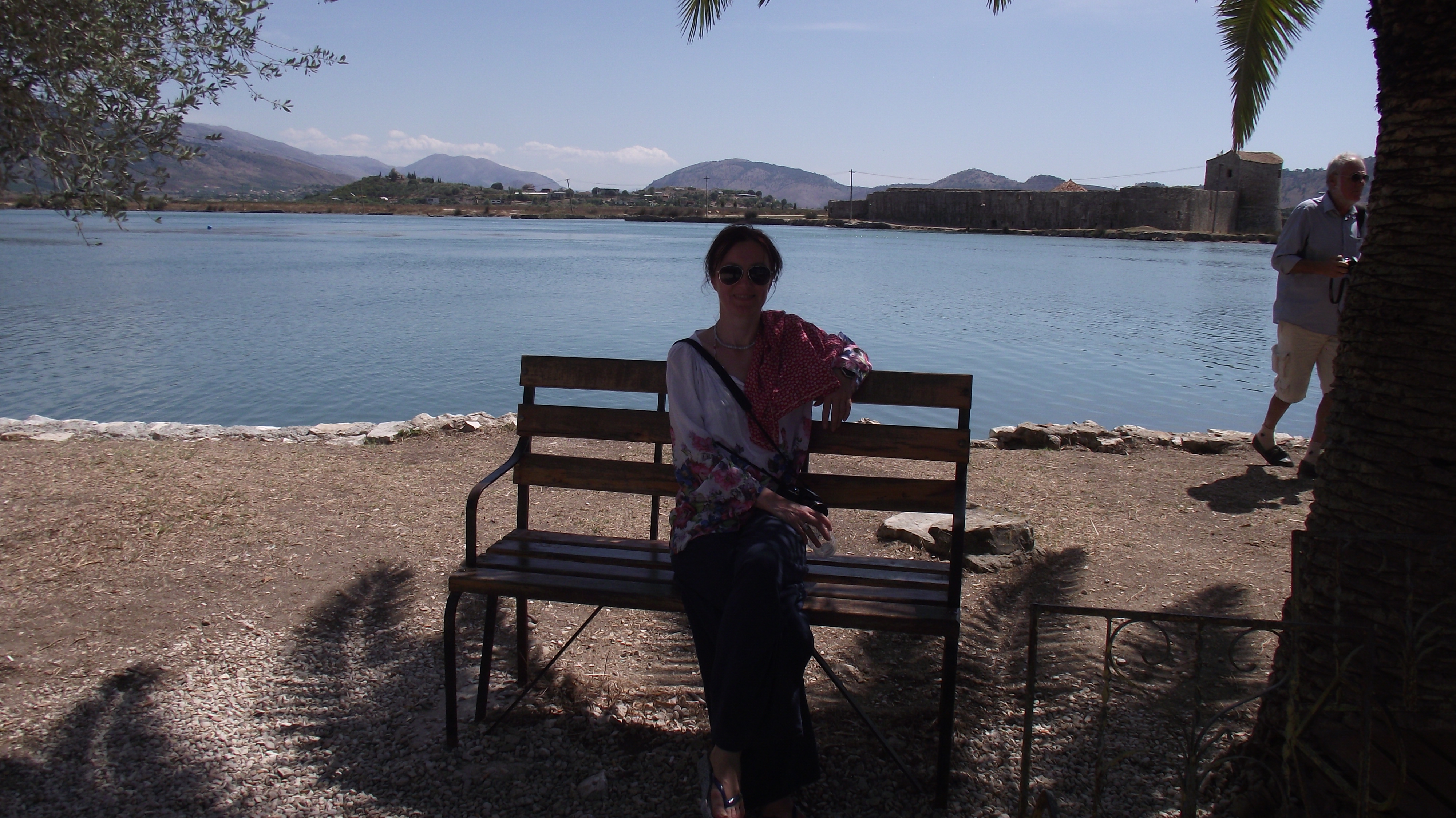 On a beach in Greece